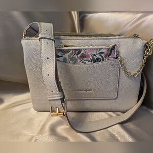 NWT  nanette lepore Cream Crossbody Bag